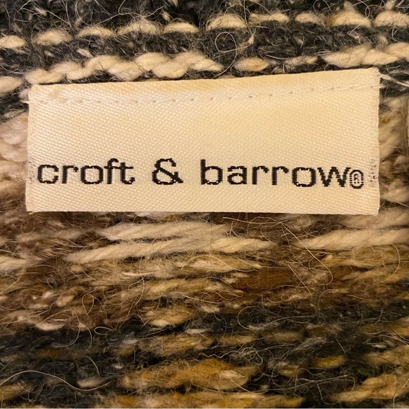 Croft & Barrow Wool Blend Cardigan Sweater Womens Size Medium Button Down - Picture 4 of 6